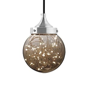 Lustre Pendente Taschibra ARA LED 5W Bivolt Fumê