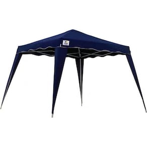 Tenda Gazebo Azul em Poliéster 3 X 3 X 2,4 Metros Dobrável Pés em Alumínio 333300 BELFIX