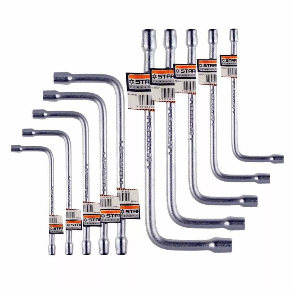 Jogo De Chave Biela L 8 A 19mm 11 Peças Starfer