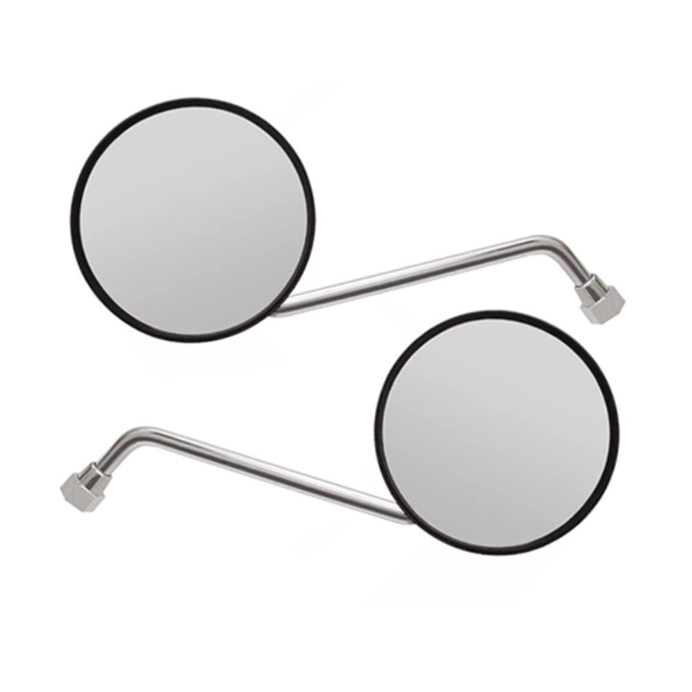 Retrovisor Moto DT 200 Par Com Haste em aco cromado Para Hondas