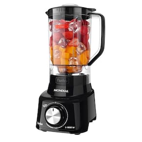 Liquidificador Mondial Turbo Full Black L900FB Preto 900W com 5 Velocidades