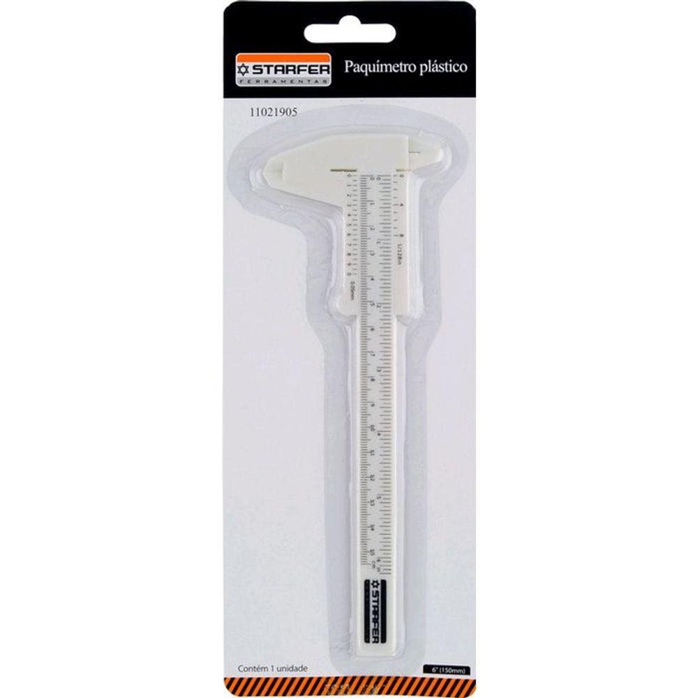 Paquimetro Plastico 6 pol. (150mm) Starfer