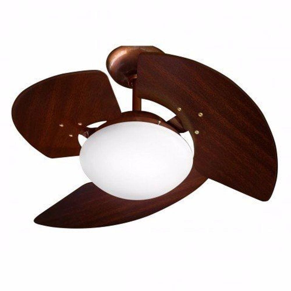 Ventilador de Teto Aventador Stilo Cobre especial 220v 3 Pás Tabaco 130w - Tron Ventiladores