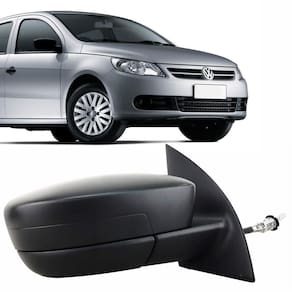 Espelho Retrovisor Externo com Controle Mecânico Gol e Voyage G5 2008 até 2012