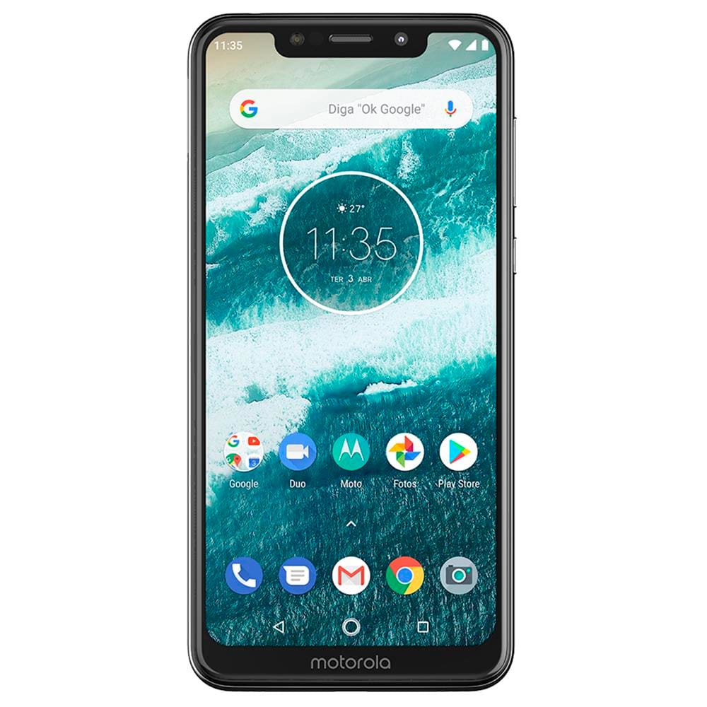 Smartphone Motorola One XT1941 Branco 64GB | Casas Bahia