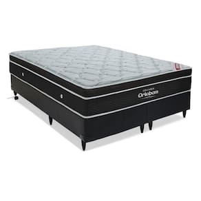 Conjunto Cama Box Cori com Colchão Queen Molas Ensacadas Elegant (28x158x198)