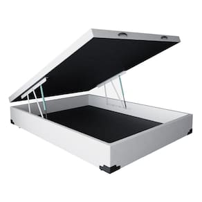 Base para Cama Box Casal Premium com Baú Corino