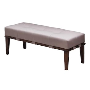 Banco Lívia Bege 100 cm
