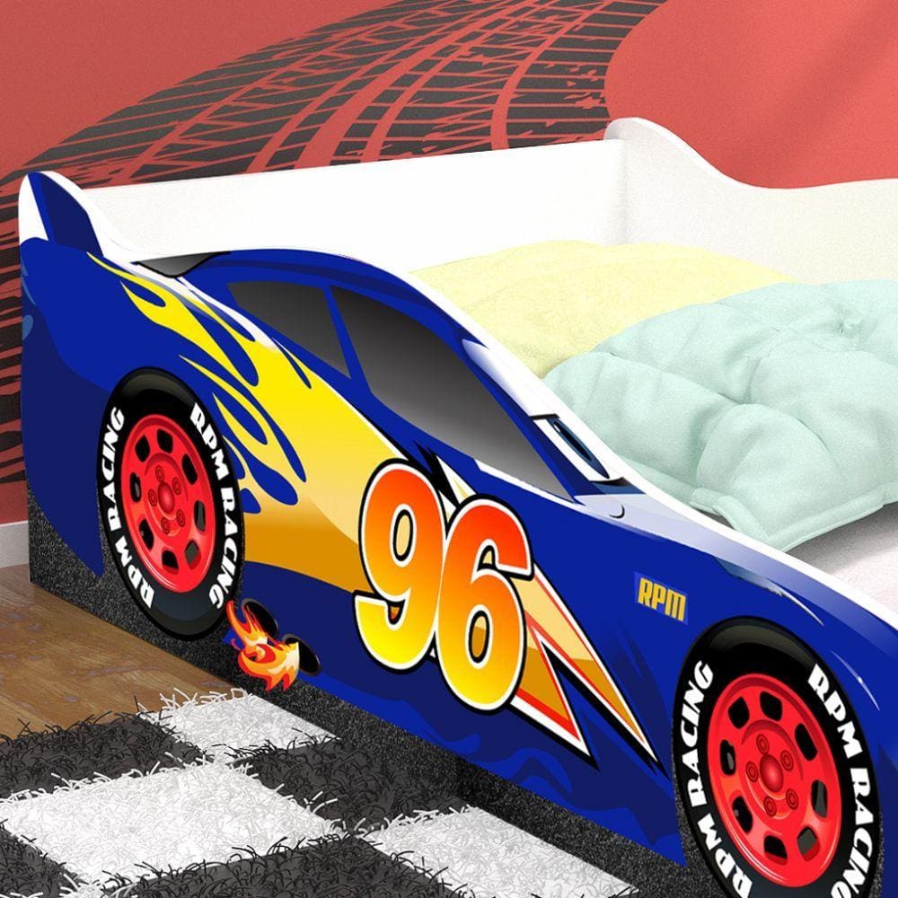 CAMA CARRO DRIFT INFANTIL COM COLCHÃO - Rede Móveis