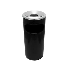 Cinzeiro Lixeira Plástico Preto JSN