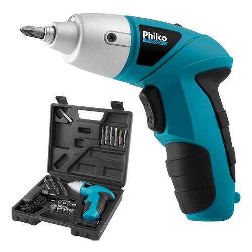 Parafusadeira Philco Force PPF01MF 4,8V e Maleta com 42 Acessórios - Bivolt é boa?