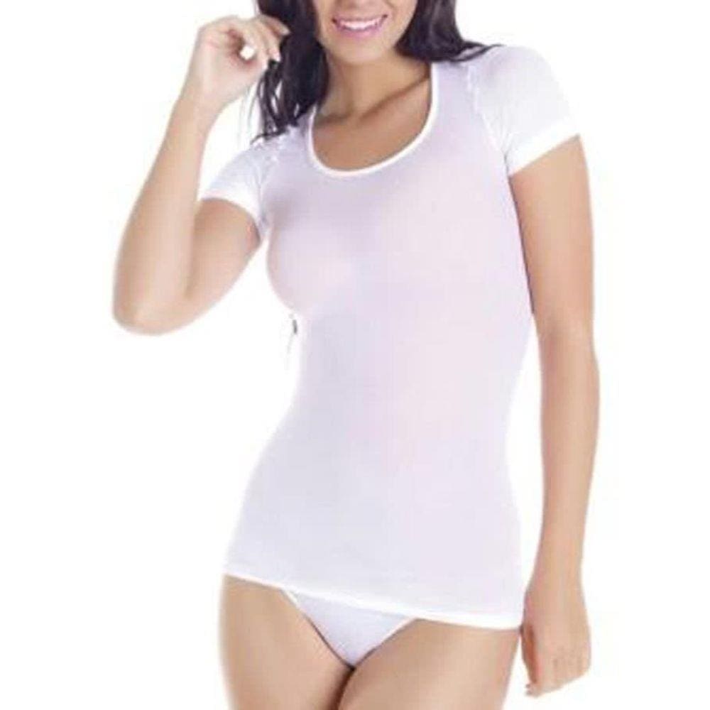 Camiseta Segunda pele microfibra manga LUPO Loba fio 70 ref.805 -001