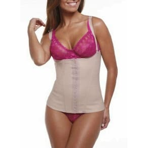 Cinta modeladora emborrachada feminina body corselet Esbelt ref. 458