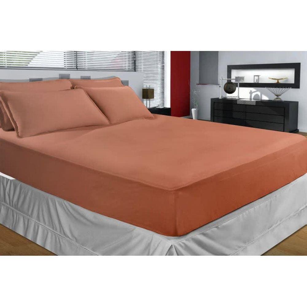 Jogo de Cama Solteiro em Malha 100% Algodão