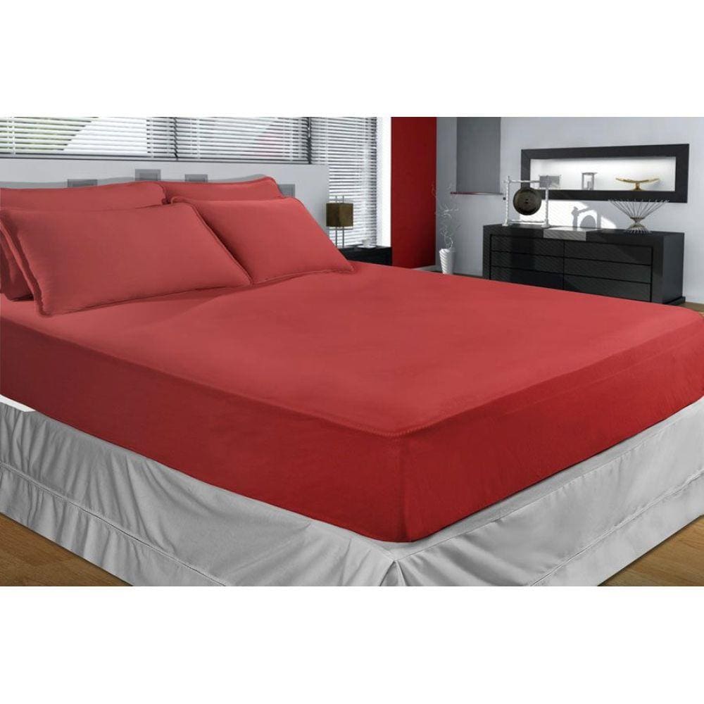 Jogo de Cama Queen em Malha 100% Algodão