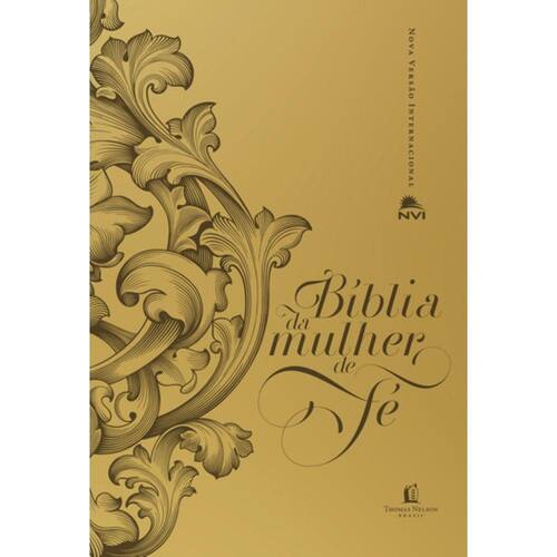 imagem-Livro - Bíblia Da Mulher De Fé (Capa Dourada)