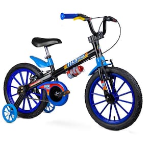 Bicicleta Aro 16 NATHOR Tech Boys - Preto/Azul