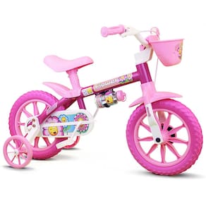 Bicicleta Aro 12 NATHOR Flower - Rosa