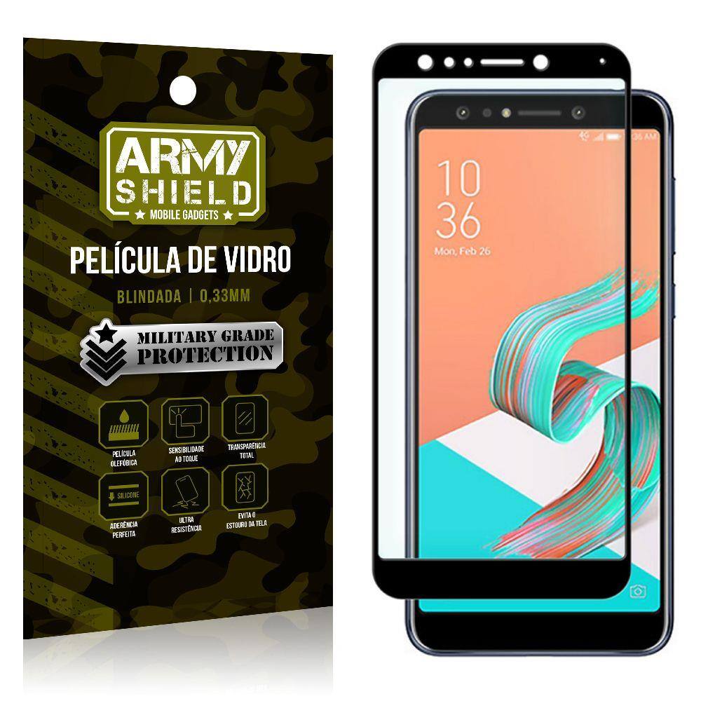 Película de Vidro Cobre a Tela Toda Asus Zenfone 5 Selfie - Selfie Pro  ZC600KL Preta - Armyshield | Casas Bahia