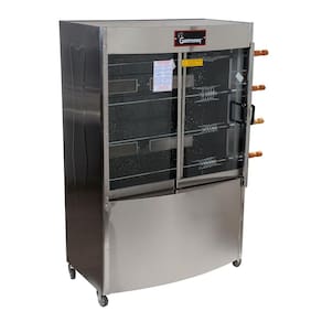 Frangueira Maquina de Assar Frangos Com 4 Espetos 20 Peças Elétrico e Gás - AF20 - Gastromaq