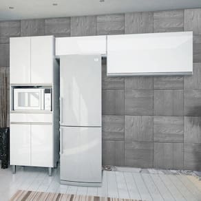 Cozinha Compacta 3 Peças Batrol Top Class Branco