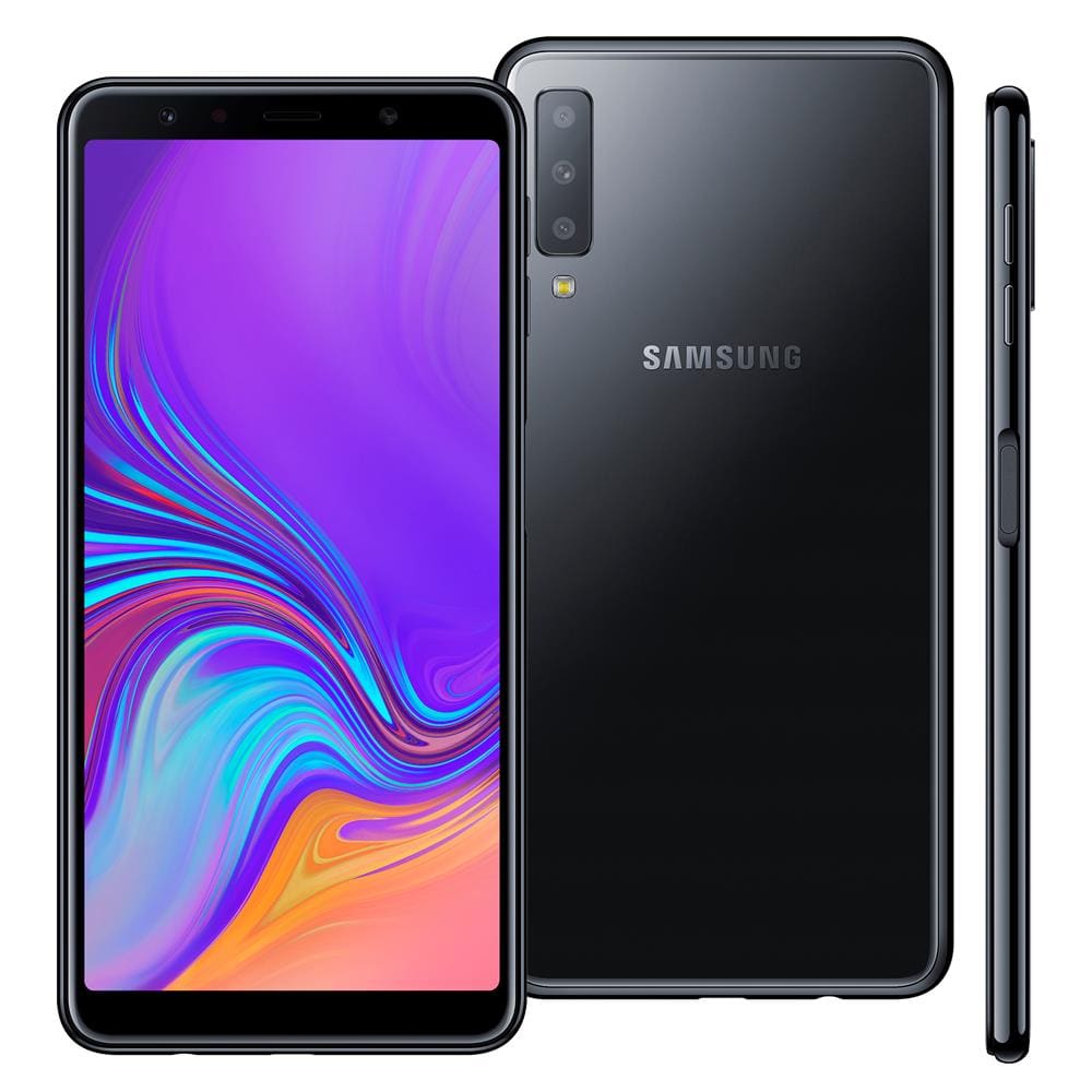 Samsung Galaxy A7 SM-A750C ブラック Smartphone Samsung Galaxy A7 Preto 128GB, | Casas Bahia