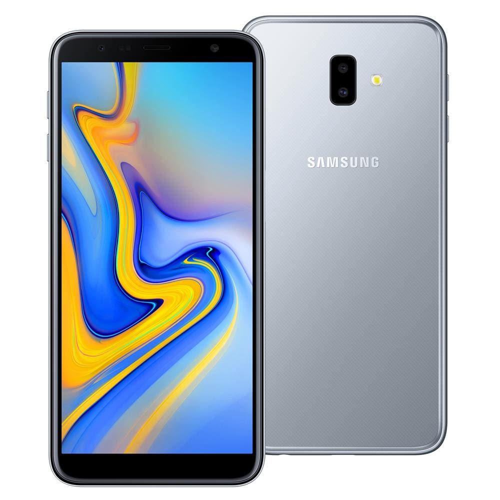 Smartphone Samsung Galaxy J6+ Prata 32GB, Tela infinita de 6\