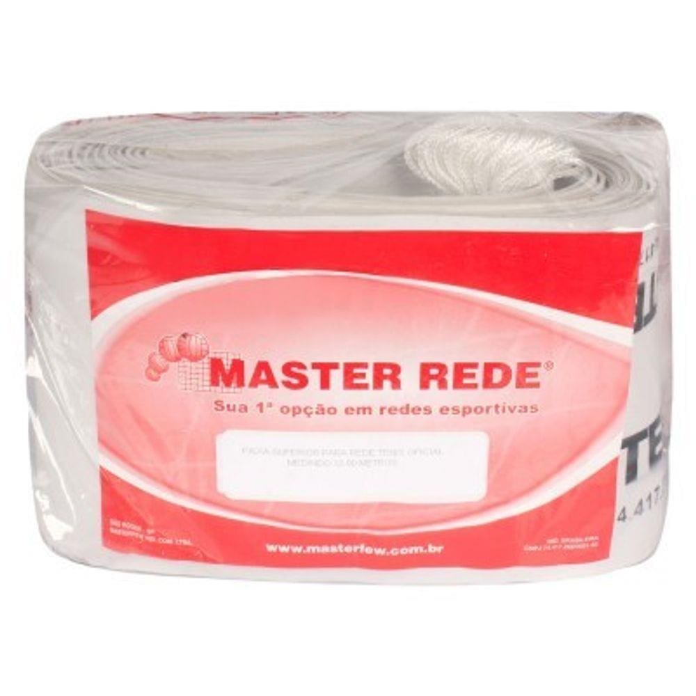 Faixa Superior Master Com Ilhós para Rede de Tênis