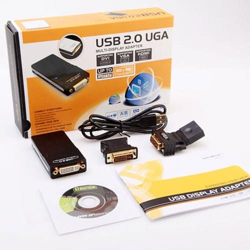 Adaptador De Vídeo Usb 2.0 X Vga Dvi Hdmi Multi Display Uga Menor preço em Adaptador De Vídeo Usb 2.0 X Vga Dvi Hdmi Multi Display Uga