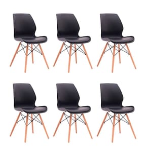 Conjunto com 6 Cadeiras Eames Premium Rubi