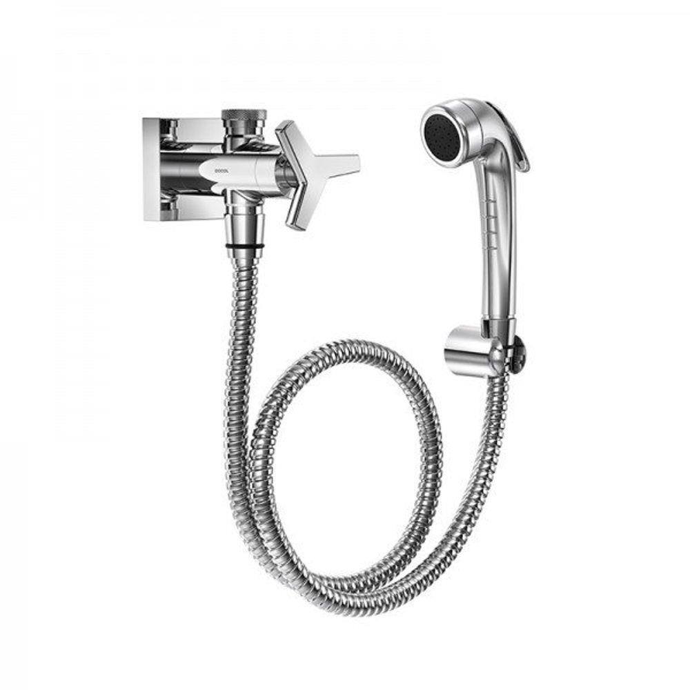 imagem-Ducha Higiênica Docol DocolCity 876906 com Flexível de 1,20m Cromada