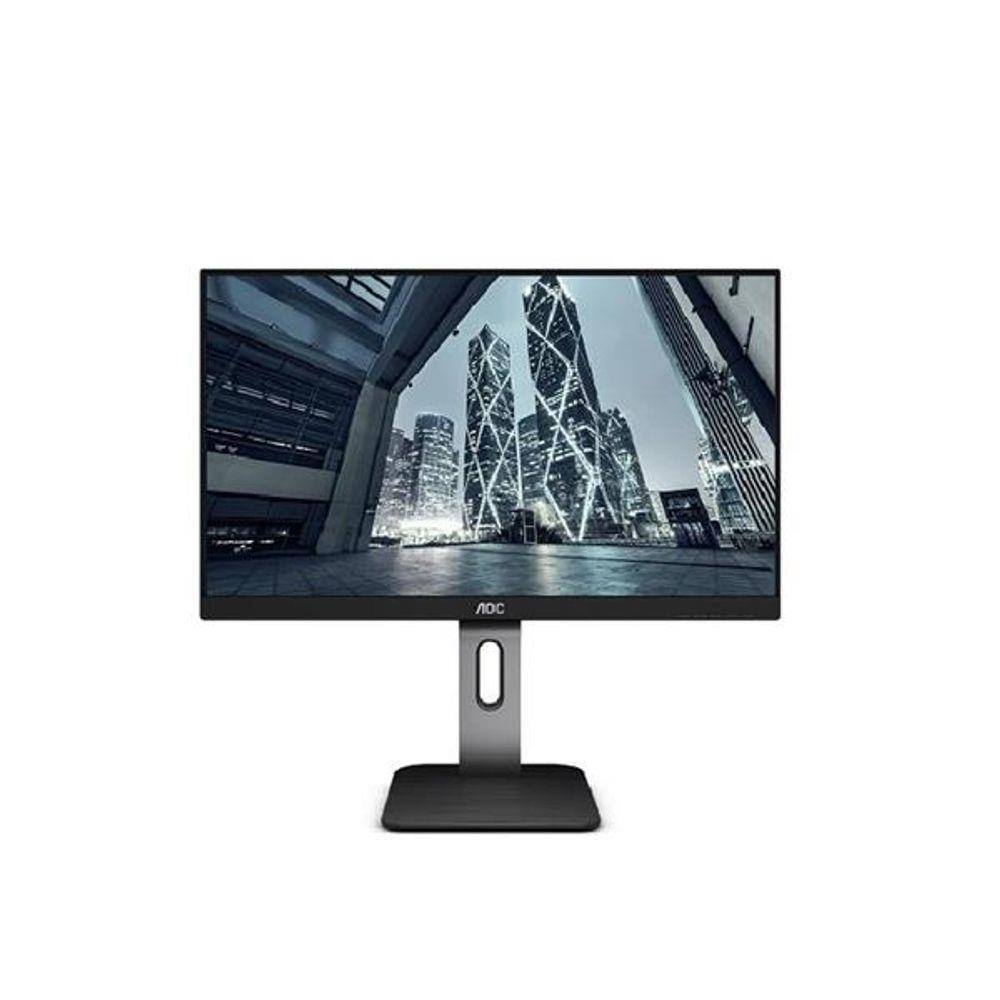 Monitor Aoc Led 23,8 Pol Widescreen com Ajuste Vga Hdmi Dp 4 Usb 3.1