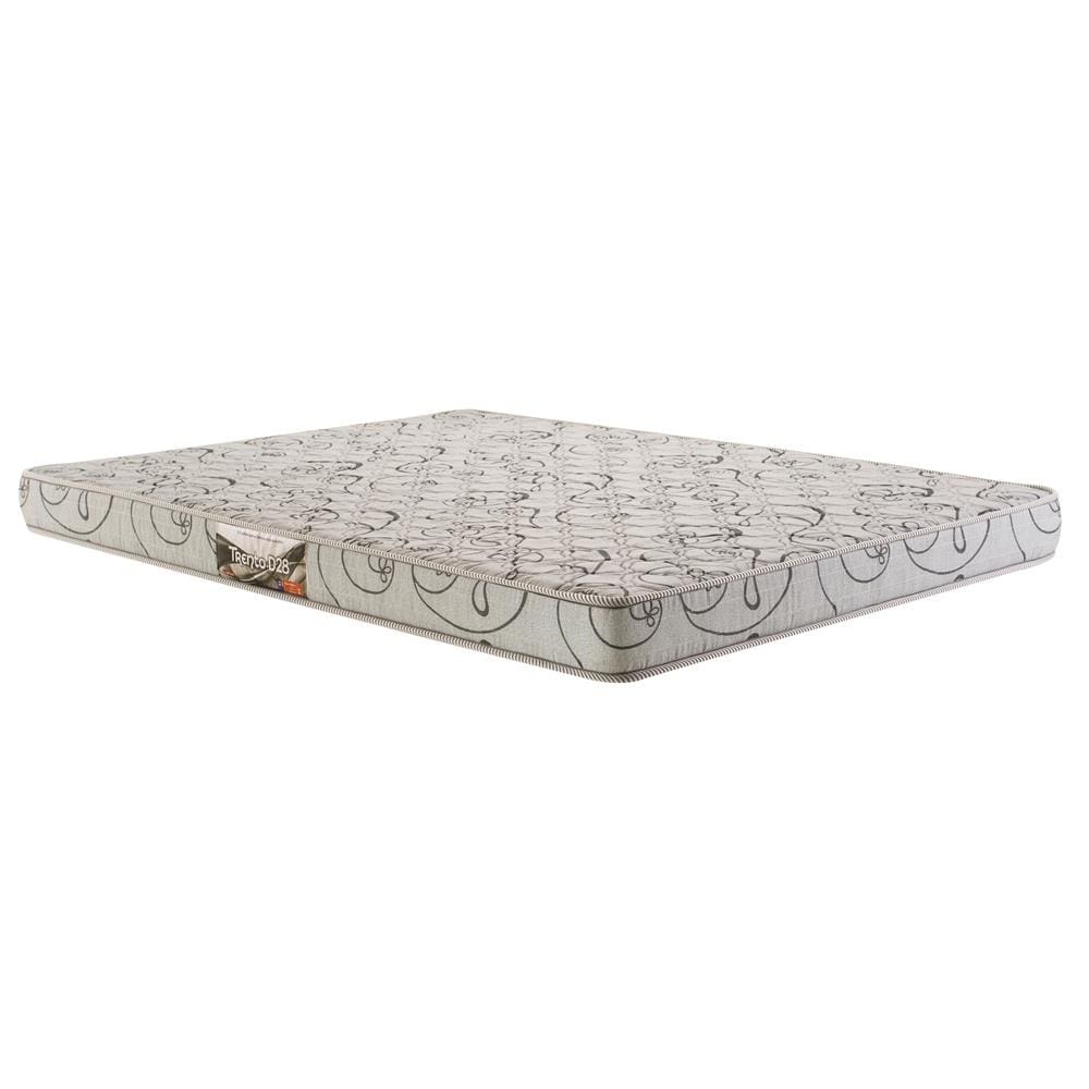 Colchão Casal Herval Trento Espuma D28 14x138x188 cm - Cinza/Preto
