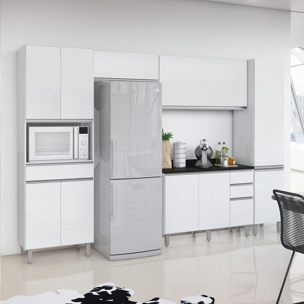 Armário de Cozinha Completa Top Class 5 Peças com 10 Portas
