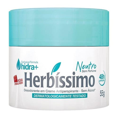 imagem-Desodorante Creme Herbíssimo Neutro 55g