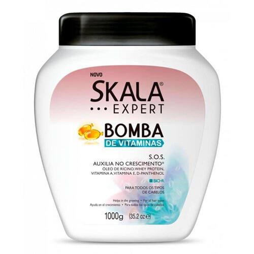 Creme De Tratamento Skala Expert Bomba De Vitaminas 1000g Menor preço em Creme De Tratamento Skala Expert Bomba De Vitaminas 1000g