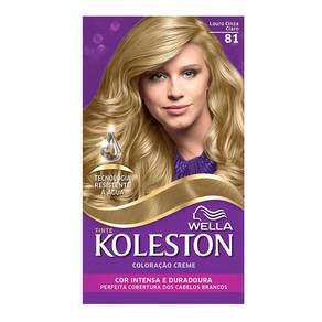 Kit Tintura Koleston Louro Cinza Claro 81