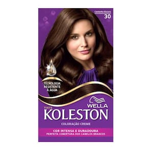 Kit Tintura Koleston Castanho Escuro 30