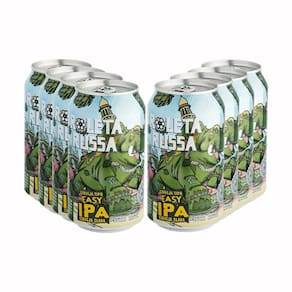 Pack 8 cervejas Roleta Russa Easy Ipa 350ml lata