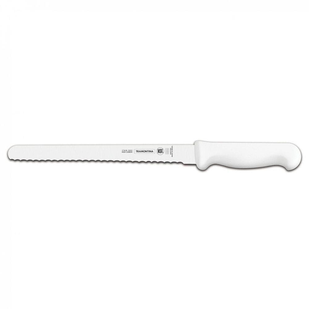 Faca para Fiambres Inox 12&quot; Profissional Master Tramontina 24627082 Branco