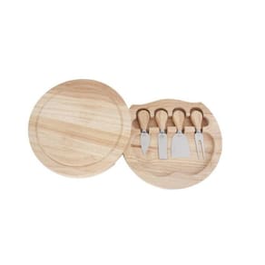 Conjunto Tábua Para Queijo Com Utensílios