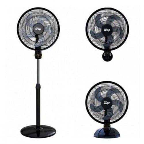 Ventilador 3 em 1 Wap Rajada Turbo 50cm Preto W130 - 110V