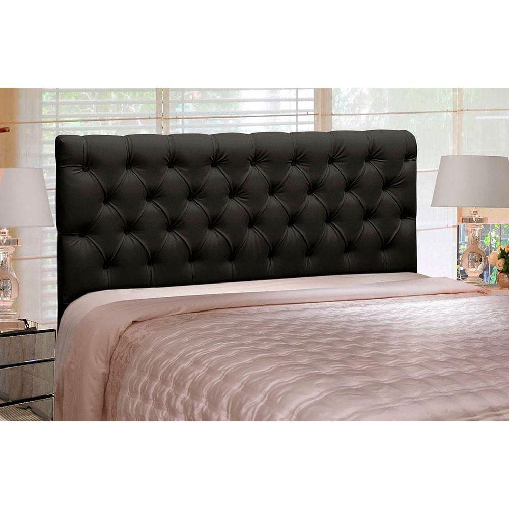 Cabeceira Cristal 1,40 Para Cama Box Courino - JS Móveis