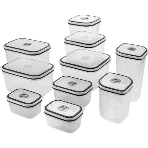 Kit Potes para Cozinha com Tampa 10 Unidades Electrolux Menor preço em Kit Potes para Cozinha com Tampa 10 Unidades Electrolux