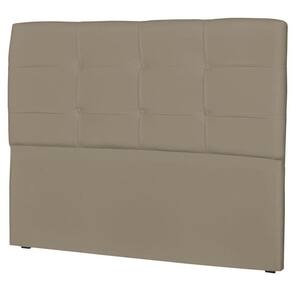 Cabeceira Casal Cama Box 140 cm London Corino Areia - JS Móveis