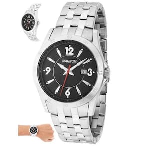 Relógio Magnum Masculino - Ma33040t Casual Prateado