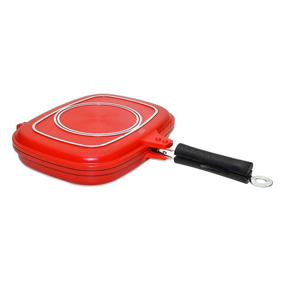 Grill e Frigideira Duplo Desmontável Cerâmico