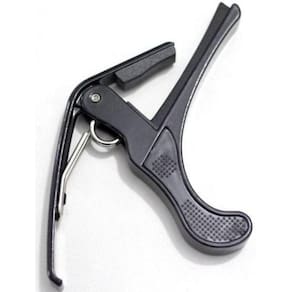 Capotraste Abraçadeira Violão Guitarra Dolphin Metal Preto