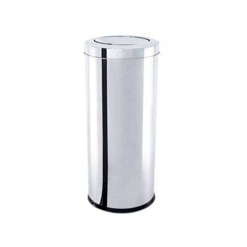 Lixeira inox com tampa basculante decorline lixeira brinox Menor preço em Lixeira inox com tampa basculante decorline lixeira brinox