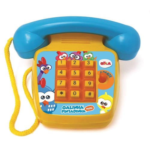 imagem-Telefone Sonoro - Galinha Pintadinha Mini - Elka